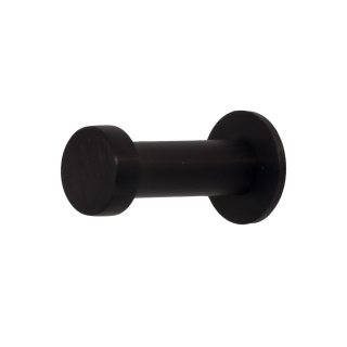 Coat hook stainless steel SMALL LINE G G=37 mm stainless steel black PVD coated