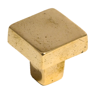 Möbelknopf Landhaus Bronze Cube-K Rustik 45x45 mm Bronze natur