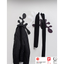 Coat hooks camouflage 3-piece SET black / white / gray