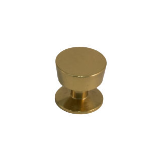 Furniture knob Art Deco ASMARA brass polished brass 20 mm