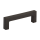Black steel furniture handle CUBE LINE