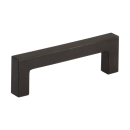 Furniture handle black steel CUBE LINE 96 mm