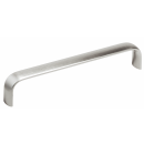 Furniture handle stainless steel Oval-Line bracket made to measure up to 150 mm