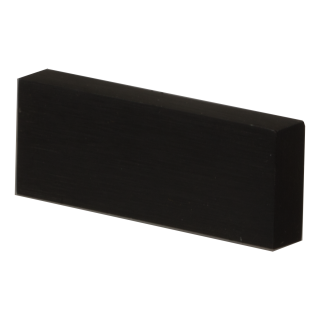 Furniture handle stainless steel VERTIC 2 BA=160 mm stainless steel PVD black
