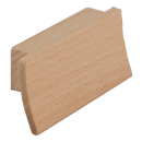 Furniture handle wood PISO 64 mm beech
