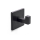Garderobenhaken Cube Gard 3 Edelstahl schwarz