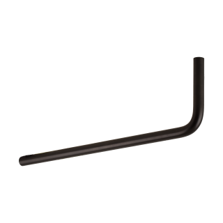 Coat hanger Hang L D=14 mm G=430 mm stainless steel black